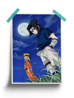 Sasuke & Naruto - Naruto Official Poster