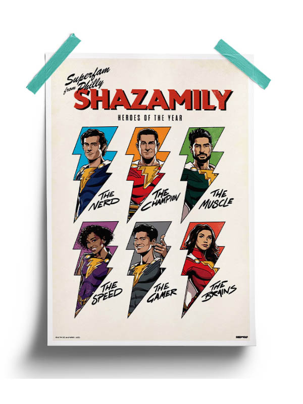 Shazamily - Shazam Official Poster 