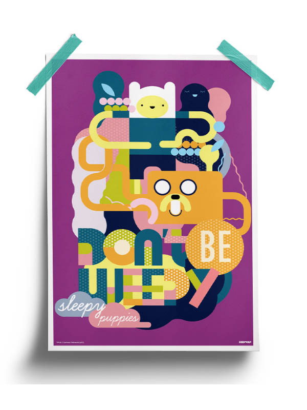 Sleepy Puppies - Adventure Time Official Poster