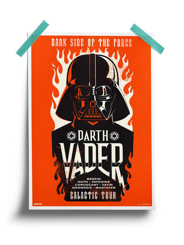 Darth Vader: Galactic Tour - Star Wars Official Poster