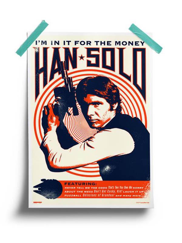 Han Solo: Money - Star Wars Official Poster