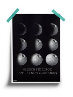 Phases Of Death Star - Star Wars Official Poster