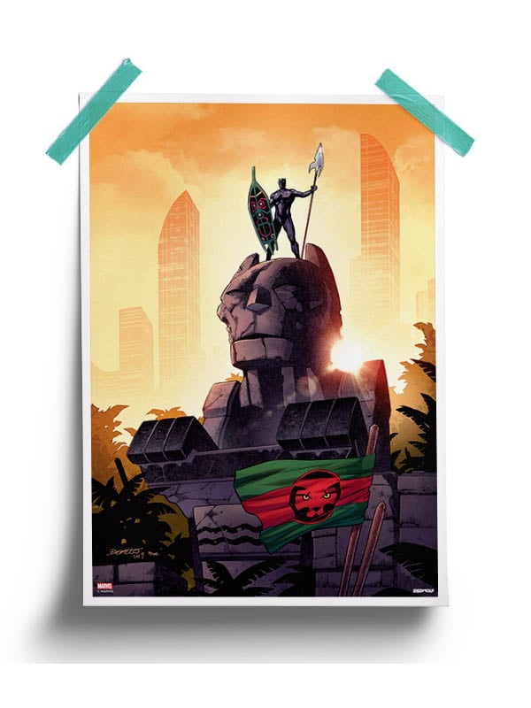 Statue Of Wakanda - Marvel Official Poster