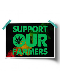 Support Our Farmers - Poster