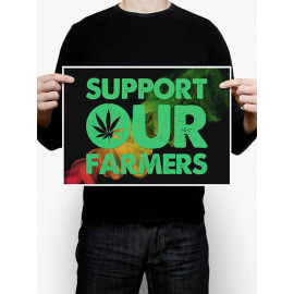 Support Our Farmers - Poster