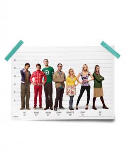 TBBT: Size Chart - The Big Bang Theory Official Poster