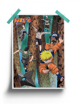 Team 7 Training - Naruto Official Poster