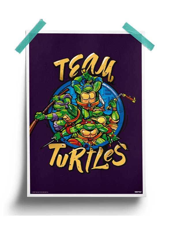 Team Turtle - TMNT Official Poster