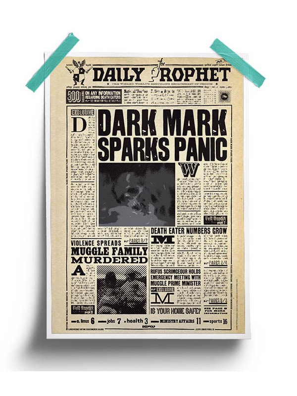 The Daily Prophet - Harry Potter Official Poster