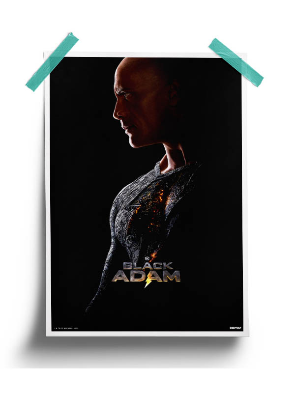 The World Needed A Hero - Black Adam Official Poster