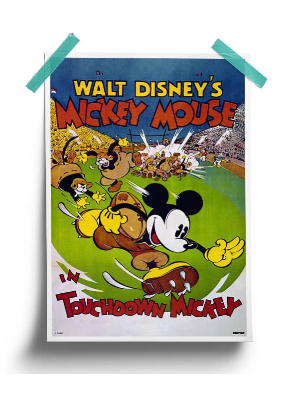 Touchdown Mickey - Mickey Official Poster