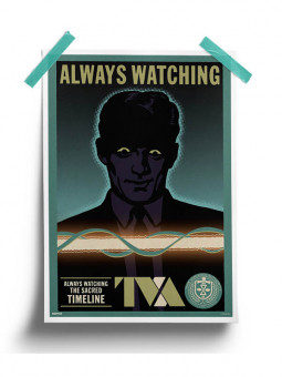 TVA: Always Watching -  Marvel Official Poster