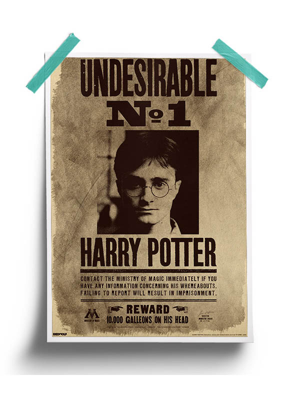 Undesirable No.1 - Harry Potter Official Poster