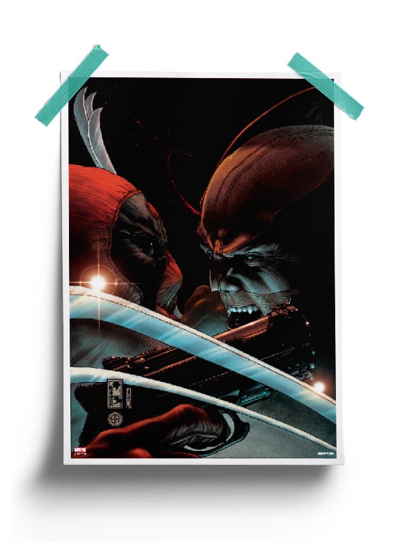 Wade Vs. Logan - Marvel Official Poster
