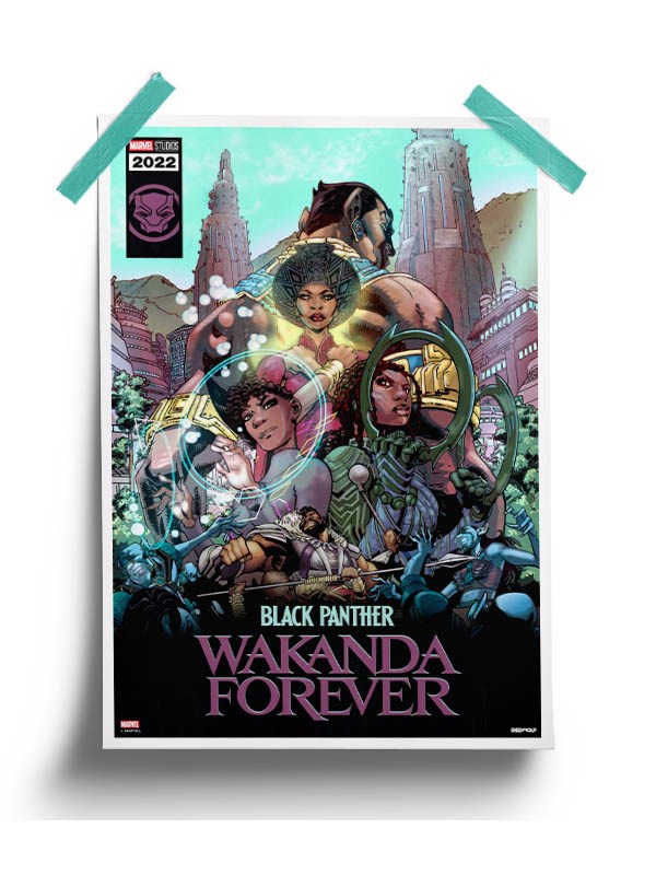 Wakanda Forever: Comic Cover - Marvel Official Poster