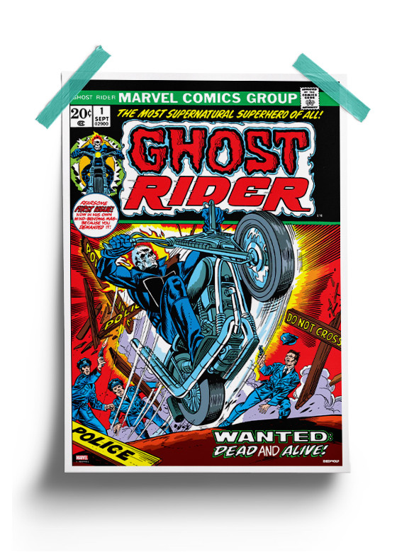 Wanted: Ghost Rider - Marvel Official Poster