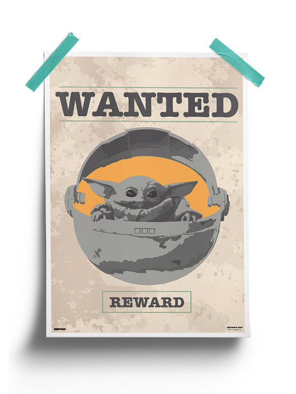 Wanted: Grogu - Star Wars Official Poster