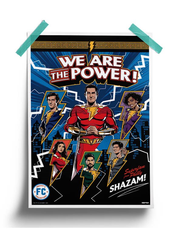 We Are The Power - Shazam Official Poster 