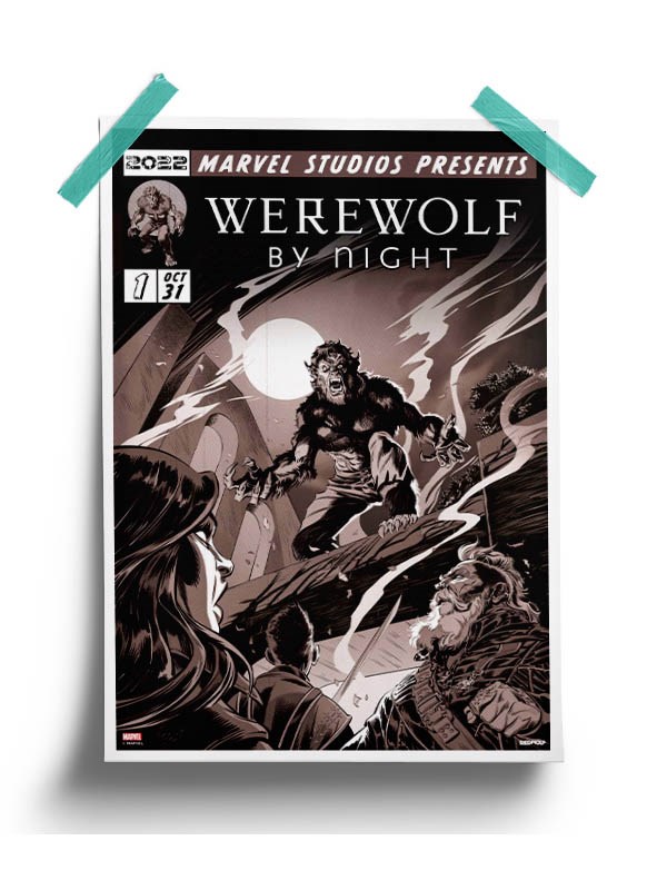 Werewolf By Night: Comic Cover - Marvel Official Poster