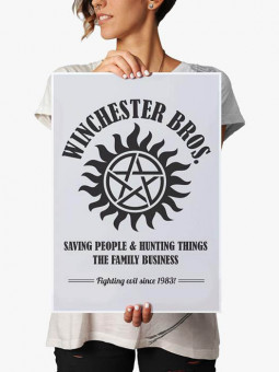 Supernatural: Winchester Bros. Anti Posession Poster
