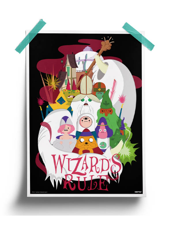 Wizards Rule - Adventure Time Official Poster