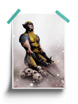 Wolverine Skull - Marvel Official Poster