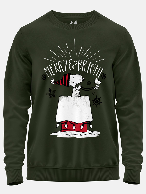 Merry And Bright - Peanuts Official Pullover