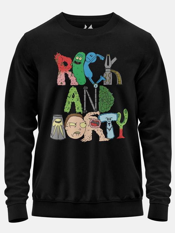 Rick and Morty: Characters - Rick and Morty Official Pullover