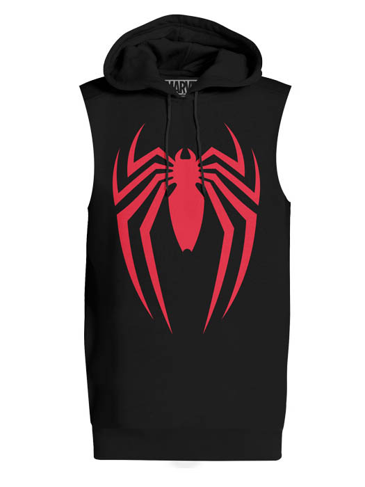 The Amazing Spider-Man Logo - Marvel Official Sleeveless Hoodie