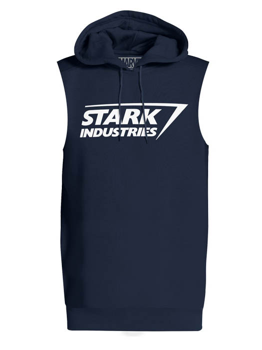 Stark Industries Logo - Marvel Official Sleeveless Hoodie