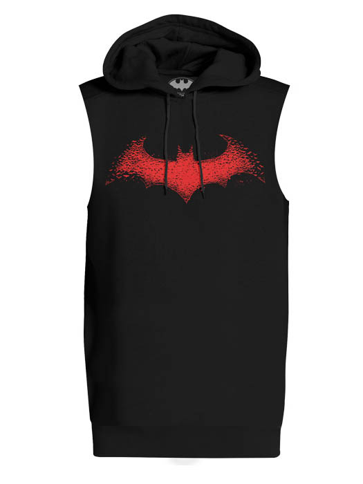 The Dark Knight: Bats Logo - Batman Official Sleeveless Hoodie