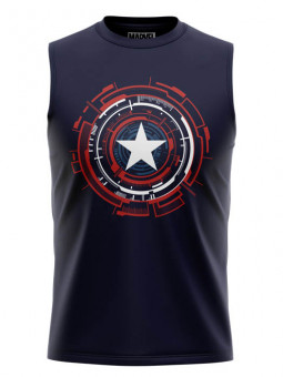 Captain America: Mechanical Shield - Marvel Official Sleeveless T-shirt