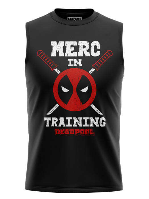 Merc In Training - Marvel Official Sleeveless T-shirt