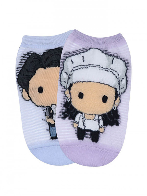Monica & Joey - Friends Official Socks