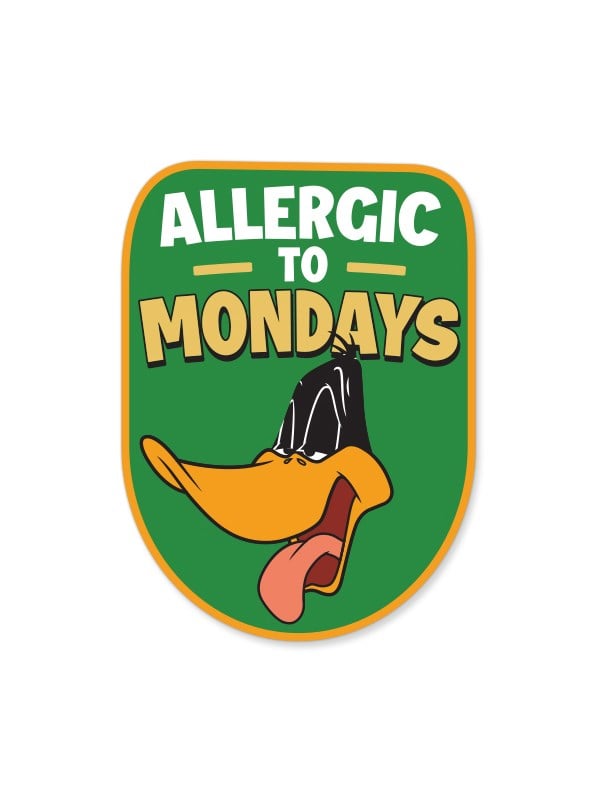 Allergic To Mondays - Looney Tunes Official Sticker