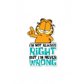 Always Right - Garfield Official Sticker