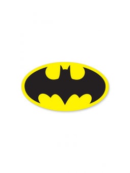 Batman Classic Logo - Batman Official Sticker 
