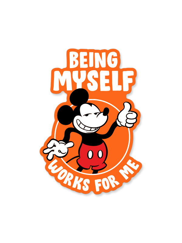 Being Myself - Disney Official Sticker