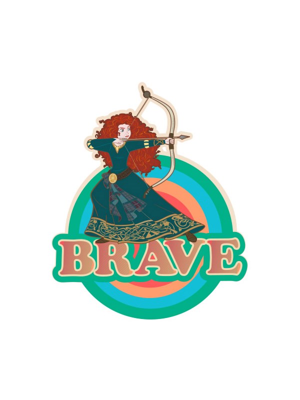Brave - Disney Official Sticker