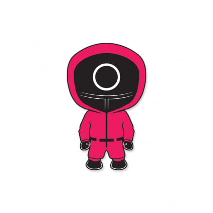 Circle Pink Soldier - Sticker