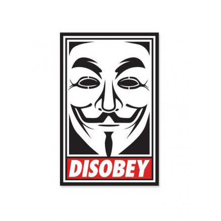 Disobey - Sticker