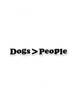 Dog > People - Sticker
