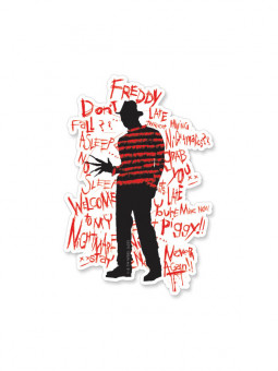 Don't Fall Asleep - A Nightmare On Elm Street Official Sticker