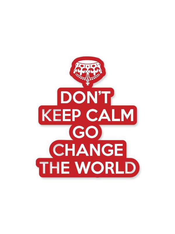 Go Change The World - Sticker