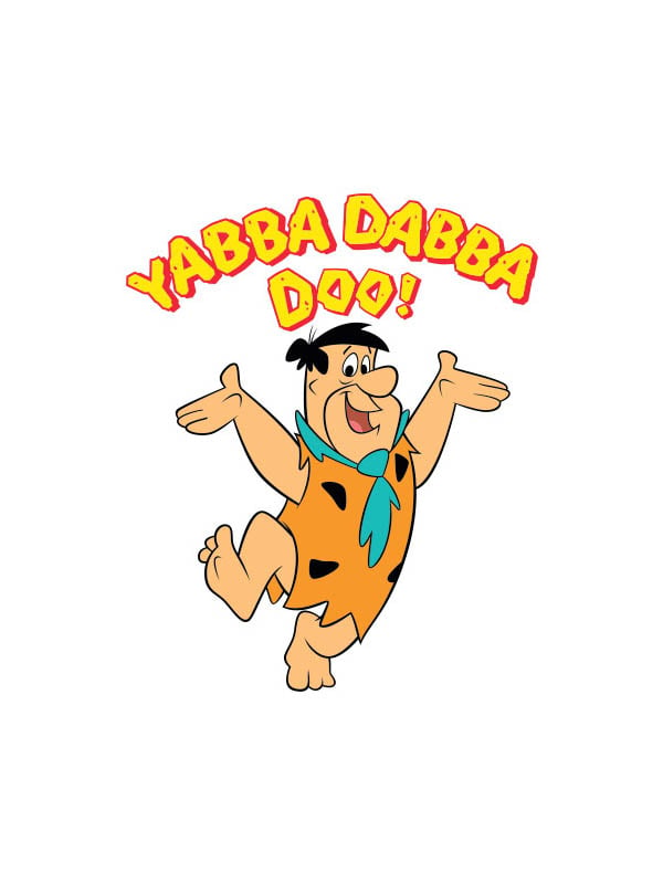 Yabba Dabba Doo - The Flintstones Official Sticker
