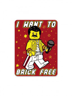 Brick Free - Sticker