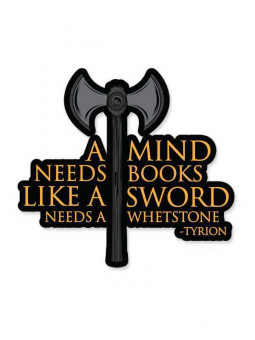A Mind Needs Books - Game Of Thrones Official Sticker