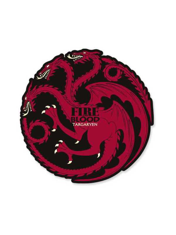 Fire And Blood - Game Of Thrones Official Sticker