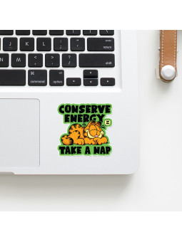 Conserve Energy - Garfield Official Sticker