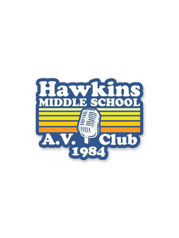 Hawkins A.V. Club - Sticker